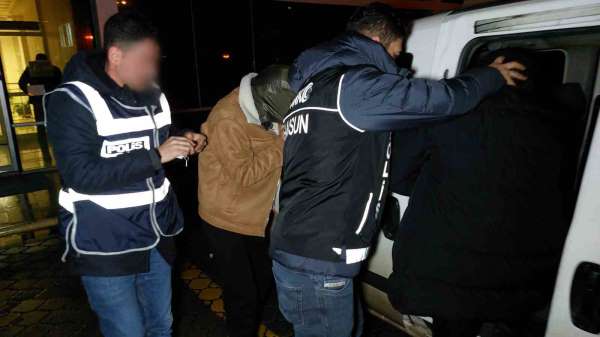 Samsun'da uyuşturucu imalatına 2 tutuklama