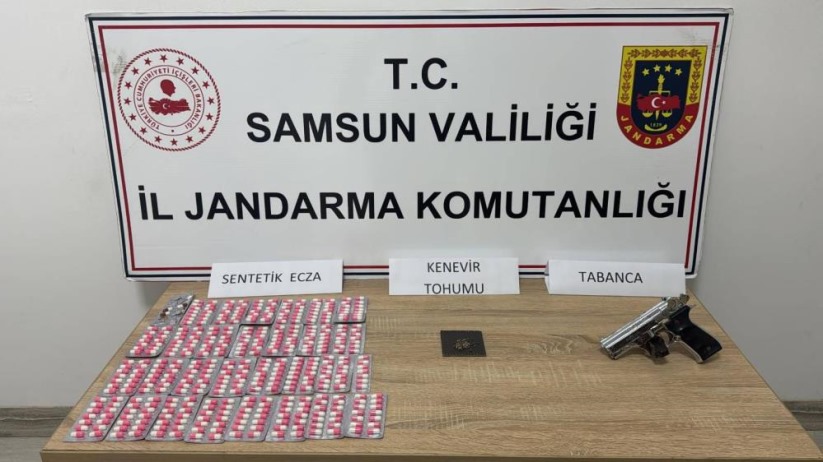 Samsun'da jandarmadan uyuşturucu operasyonları