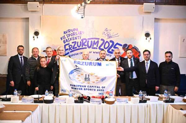 Erzurum'da '2025 Avrupa Kış Sporları Başkenti' coşkusu