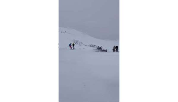 Kayak merkezinde kaza: 6 yaralı