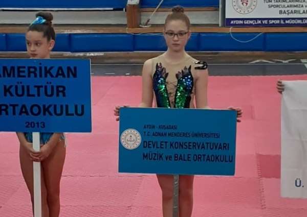 ADÜ Devlet Konservatuarı Öğrencisi Ersoy, jimnastik yarışmasında birinci oldu