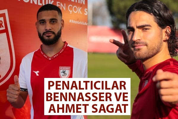 Penaltıcılar Bennasser ve Ahmet Sagat