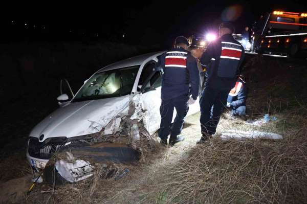 Aksaray'da trafik kazası: 1 ölü, 2 yaralı