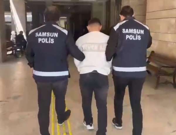 Samsun'da 8 yıl hapis cezası bulunan hükümlü yakalandı