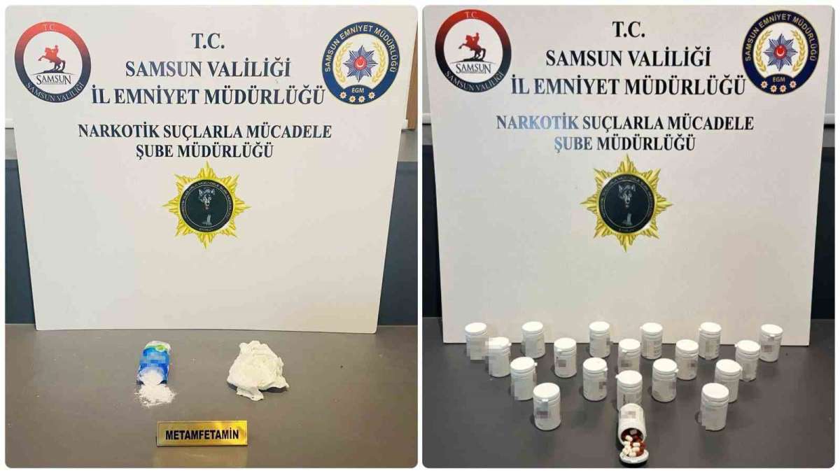 Samsun'da uyuşturucu operasyonu: 3 gözaltı