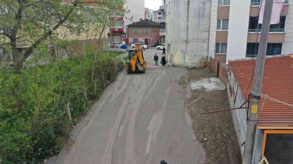 Bafra'da yol sorunları çözülüyor - Samsun haber