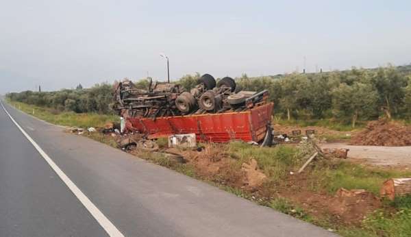 Kuyucak'ta trafik kazası: 1 yaralı