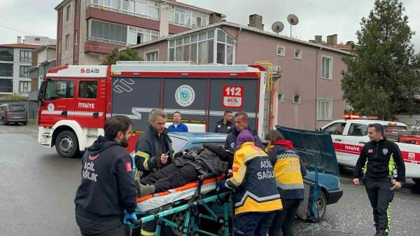 Çorlu'da trafik kazası: 1 yaralı