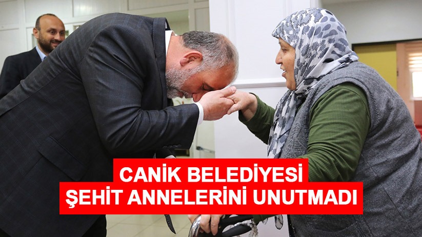 Canik Belediyesi şehit annelerini unutmadı 