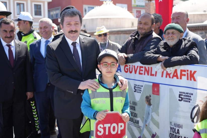 Samsun'da trafik kurallarına uymamanın sonucu uygulamalı olarak gösterildi