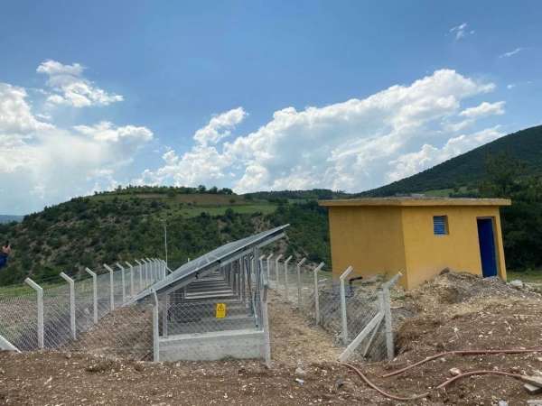 Tokat'ın Erbaa ilçesinde güneş enerjisiyle çevre dostu içme suyu sistemi kuruldu