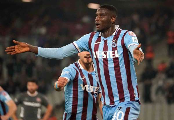 Trabzonspor'un Nijeryalı forveti Paul Onuachu maçı tamamlayamadı