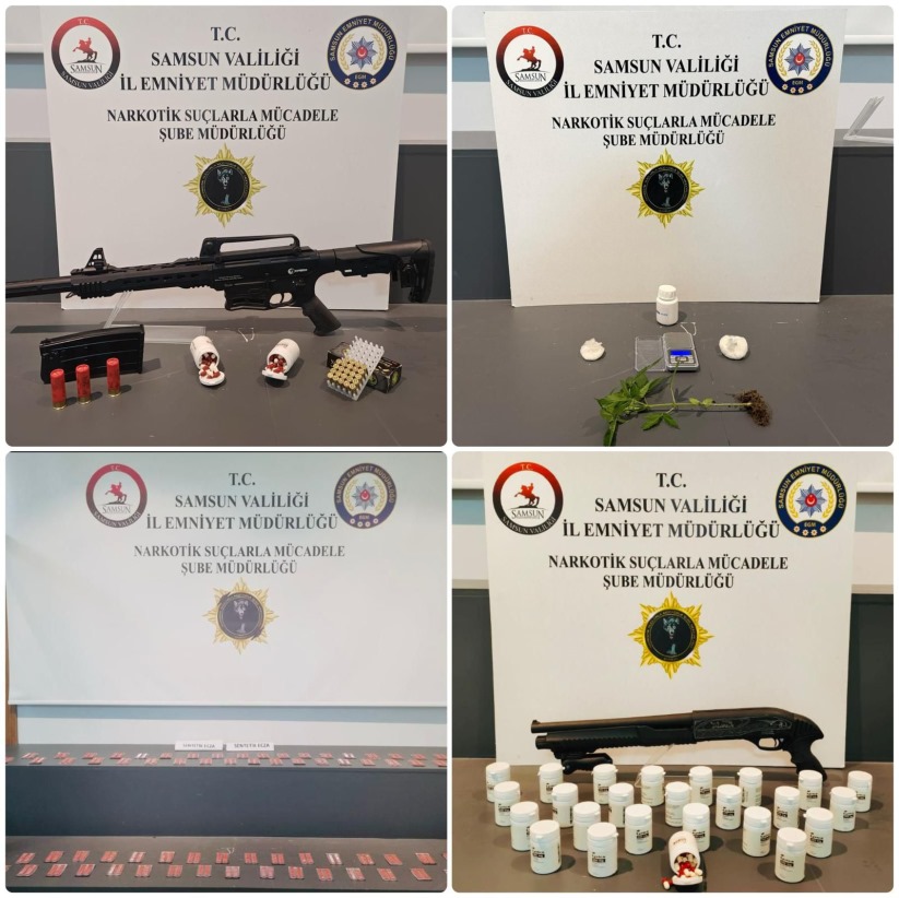 Samsun'da Uyuşturucu Operasyonu: 4 Gözaltı