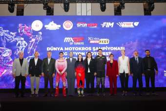 Dünya Motokros Şampiyonası'nın tanıtım toplantısı yapıldı