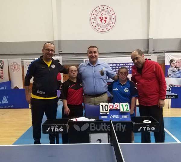 Özel sporcuların ter döktüğü yarışmada Türkiye 3'üncüsü oldular
