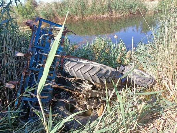 Söke'de traktör kazası: 1 yaralı