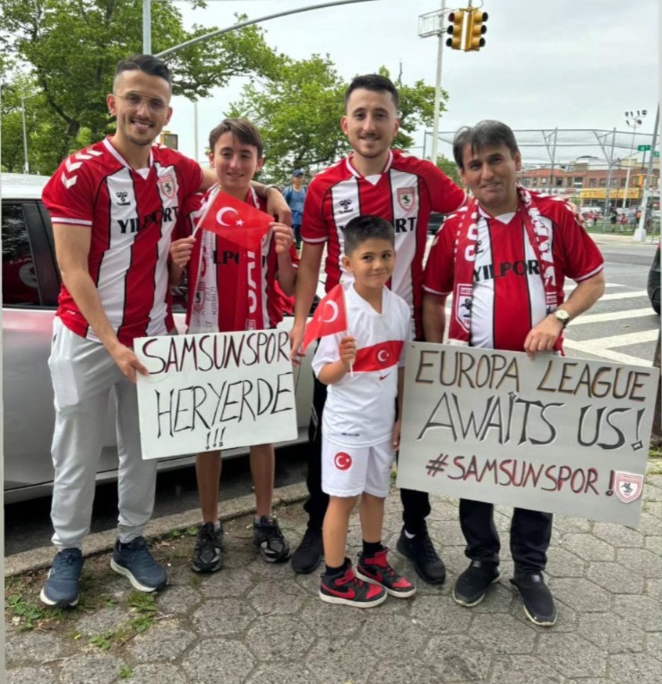 Samsunsporlular Amerika'da