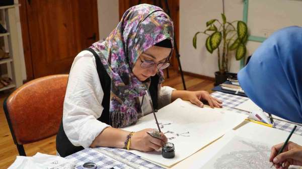Tokat'ta kalem işi projesiyle kültürel miras geleceğe taşınıyor