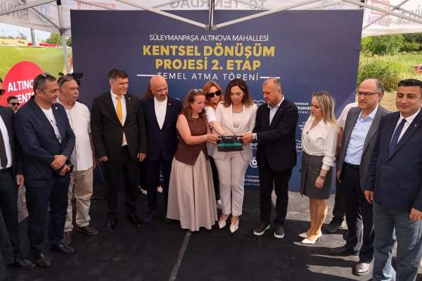Tekirdağ'da depreme dayanıklı yaşam için yeni adım: Altınova Kentsel Dönüşüm Projesi'nde ikinci etabın temeli