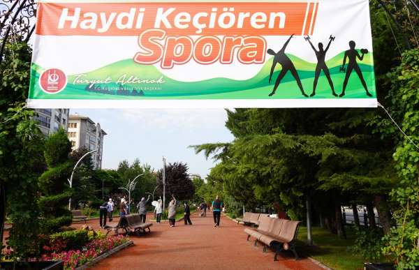 'Haydi Keçiören Spora' sloganıyla Keçiören'de spor aktiviteleri yoğun ilgi görüyor
