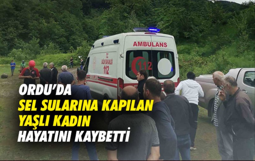 Ordu'da sel sularına kapılan yaşlı kadın hayatını kaybetti