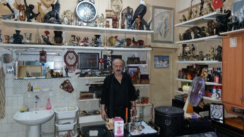 Samsun'da antikaya tutkusu 4 odalı dükkanı doldurdu: 'Bu bir aşk, bu bir tutku'