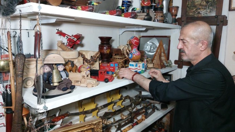 Samsun'da antikaya tutkusu 4 odalı dükkanı doldurdu: 'Bu bir aşk, bu bir tutku'