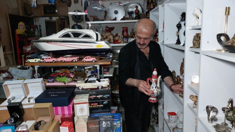 Samsun'da antikaya tutkusu 4 odalı dükkanı doldurdu: 'Bu bir aşk, bu bir tutku'