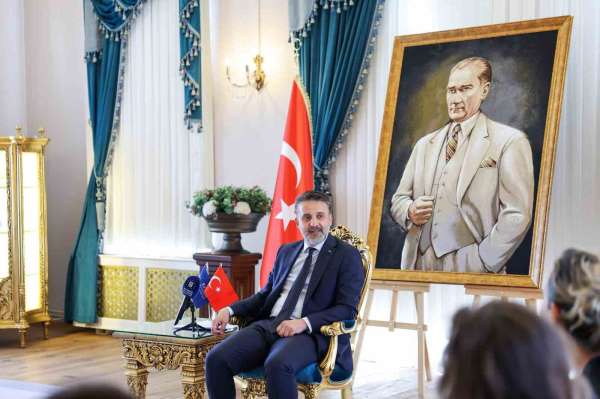 Altın Karagöz ekiplerinden Başkan Vekili Biba'ya ziyaret
