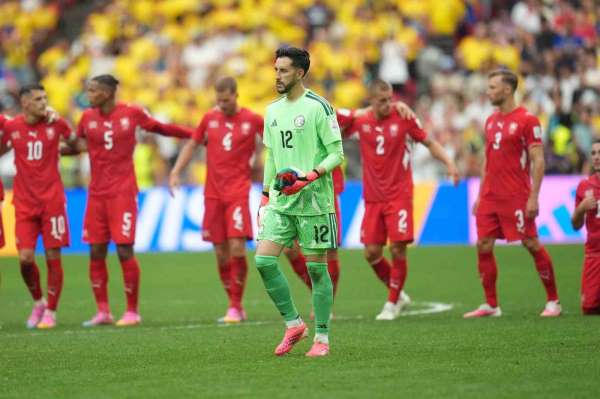 İsviçre, Kolombiya'yı penaltılarla eleyerek çeyrek finale yükseldi