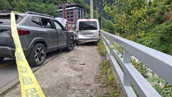 Trabzon'da trafik kazası: 7 Arap turist yaralı