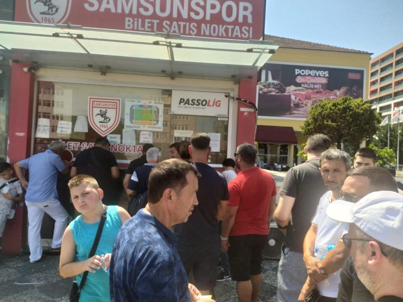 Samsun'da Biletlere Gurbetçi İlgisi