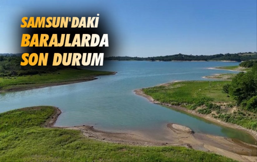 Samsun'daki barajlarda son durum