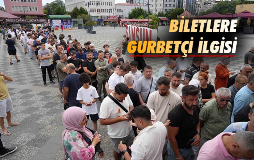 Samsun'da Biletlere Gurbetçi İlgisi 