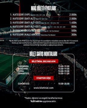 Samsunspor-Gençlerbirliği maçının bilet satışları devam ediyor!