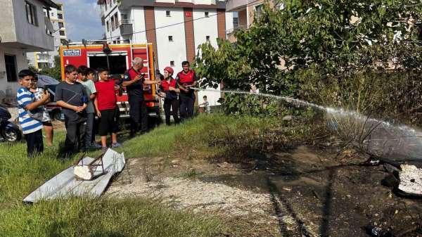 Ordu'da plastik atık yangını paniğe neden oldu