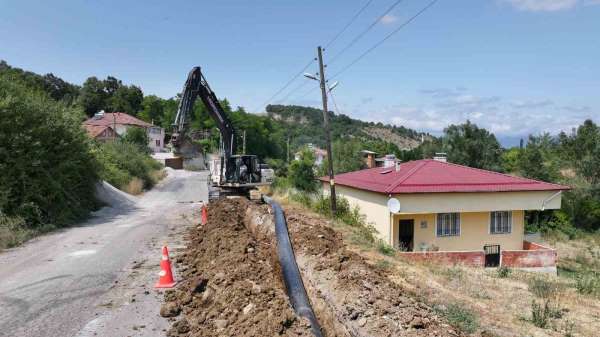 Samsun'un Havza ilçesinde yeni içme suyu hattı