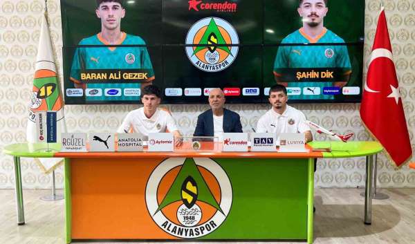 Alanyaspor'dan orta sahaya çifte takviye