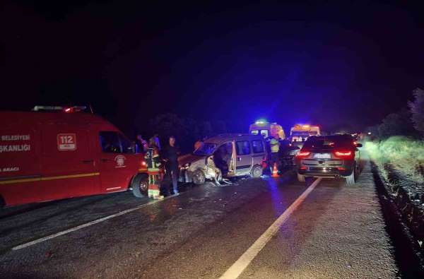 Havran-Balıkesir yolunda feci kaza