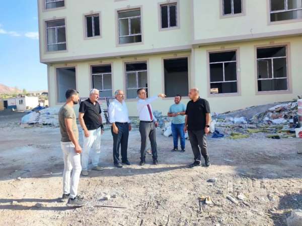 Ağrı Gençlik ve Spor İl Müdürü Din, Doğubayazıt'taki yatırımları inceledi