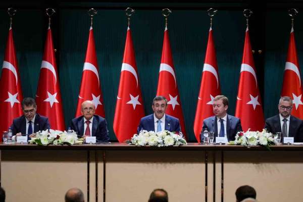 Cumhurbaşkanı Yardımcısı Yılmaz: 'Enflasyonu düşürdükçe büyüme potansiyelimiz yukarı taşınacak'