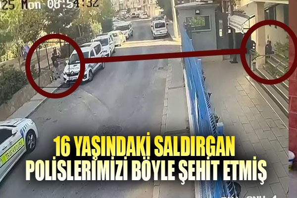 Polis merkezine saldırı anının görüntüleri ortaya çıktı