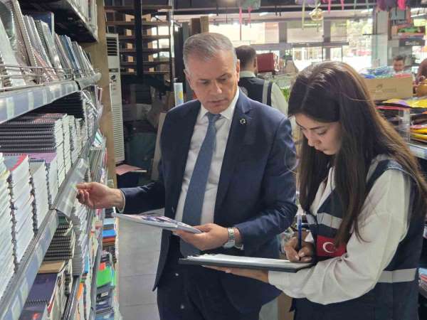Samsun'da 300'ün üzerinde kırtasiye ve 50 binden fazla ürün denetlendi