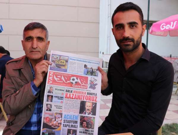 Van'ın ilk spor gazetesi yayın hayatına başladı