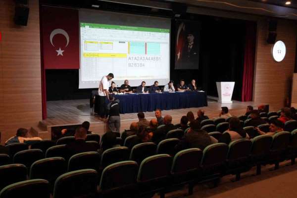 Düzce'de okul sporları fikstür çekimi gerçekleştirildi