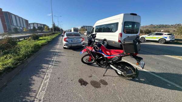 Samsun'da motosiklet ile otomobil çarpıştı: 1 yaralı
