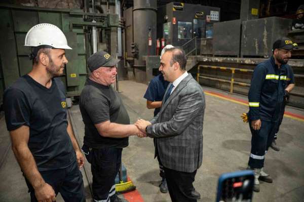 Sanayi ve Teknoloji Bakanı Mehmet Fatih Kacır, Kutes fabrikasını ziyaret etti