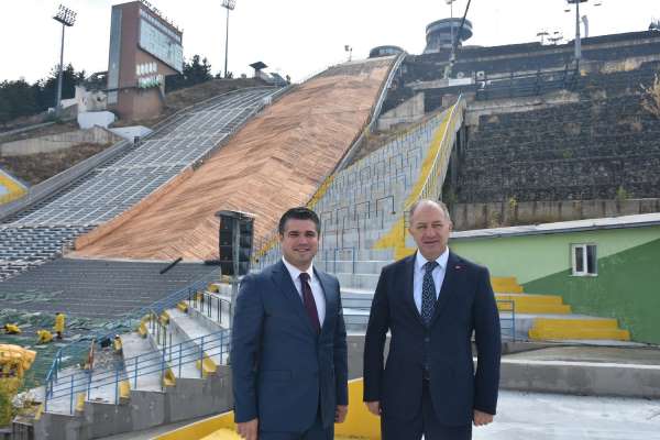 Erzurum GSİM'de dört koldan inşaat çalışması