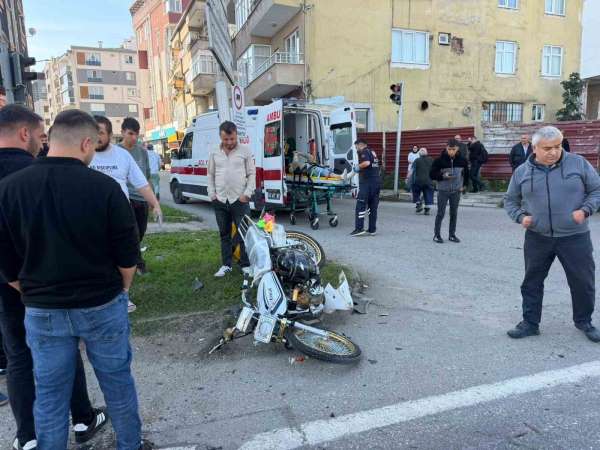 Samsun'da kırmızı ışık kazası: 1 yaralı