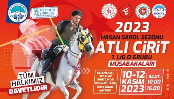 Büyükşehir Spor A.Ş. Atlı Cirit Müsabakaları'na ev sahipliği yapıyor